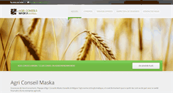 Desktop Screenshot of agriconseilsmaska.com